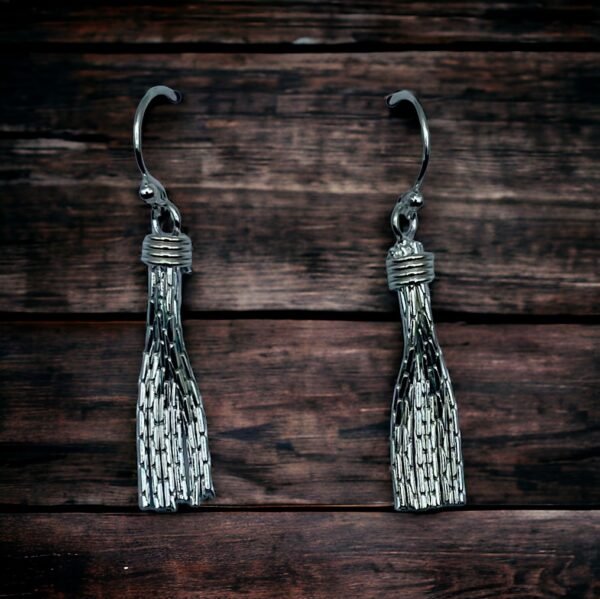 AROS DE PLATA FINA LARGOS