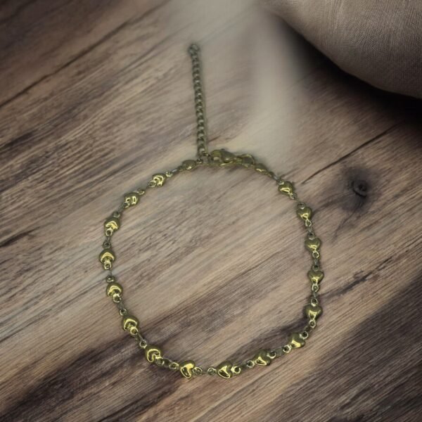 PULSERA EN ACERO QUIRURGICO DORADA