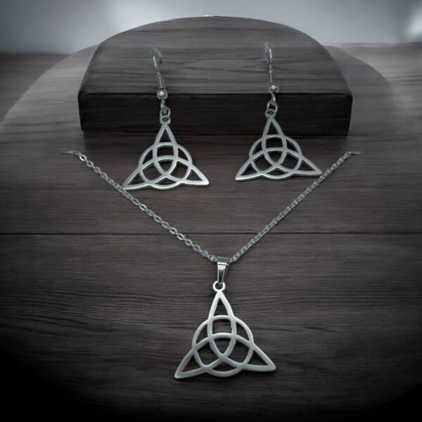 CONJUNTO EN ACERO QUIRURGICO TRIQUETA