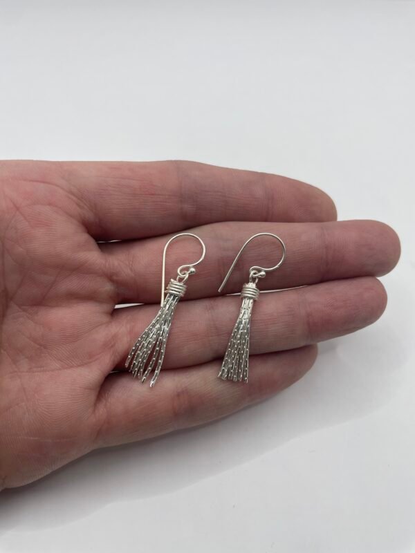 AROS DE PLATA FINA LARGOS