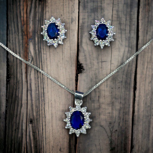 IMG_8221 CONJUNTO DE PLATA FINA LADY DEE AZUL CON CIRCON