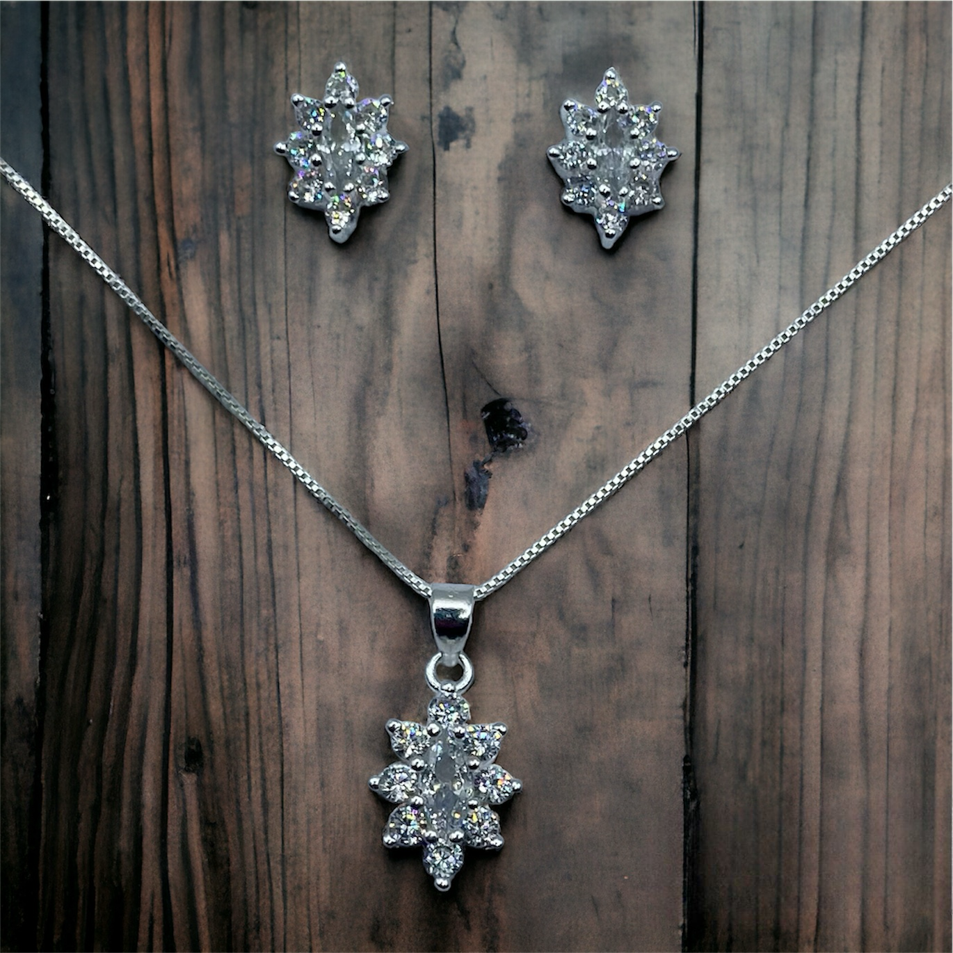 IMG_8775 CONJUNTO DE PLATA FINA LADY DEE BLANCO CON CIRCON