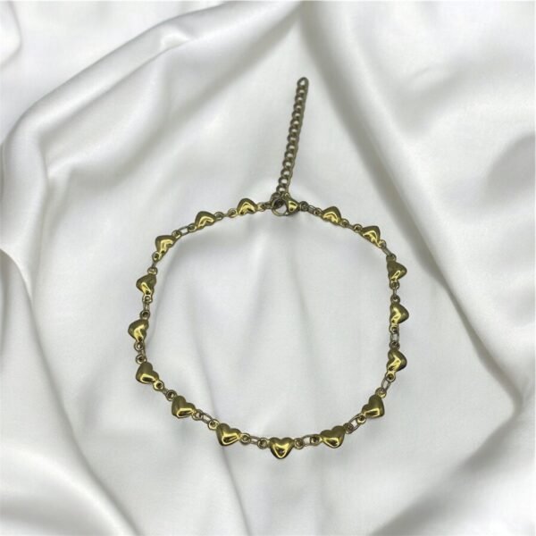 PULSERA EN ACERO QUIRURGICO DORADA