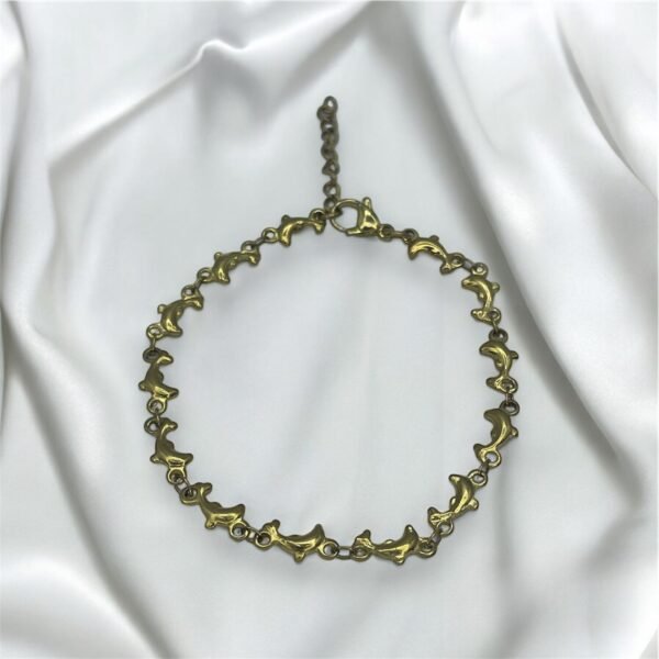 PULSERA EN ACERO QUIRURGICO DORADA