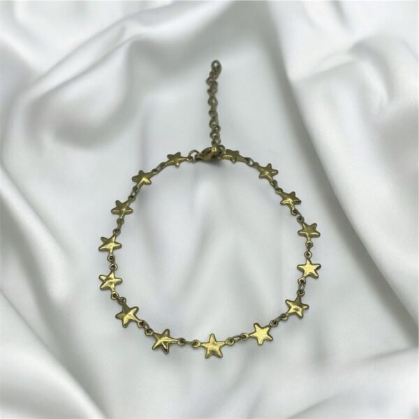 PULSERA EN ACERO QUIRURGICO DORADA