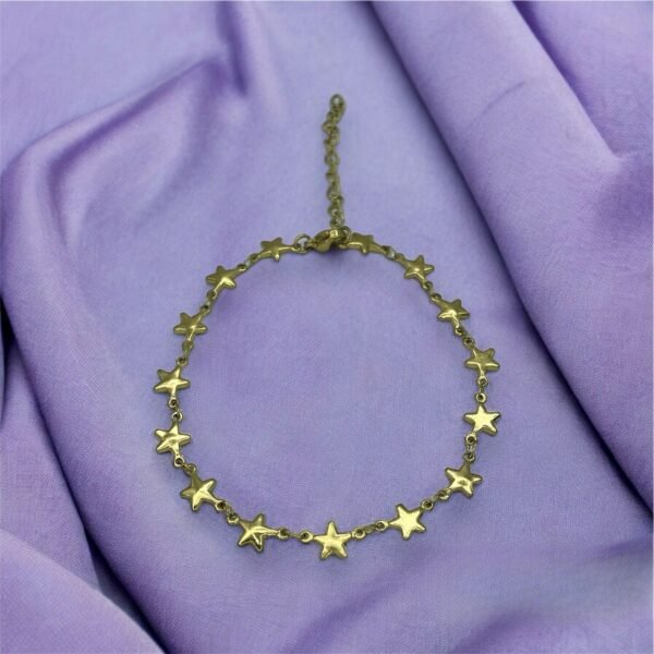 PULSERA EN ACERO QUIRURGICO DORADA