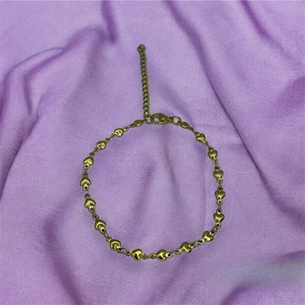 PULSERA EN ACERO QUIRURGICO DORADA