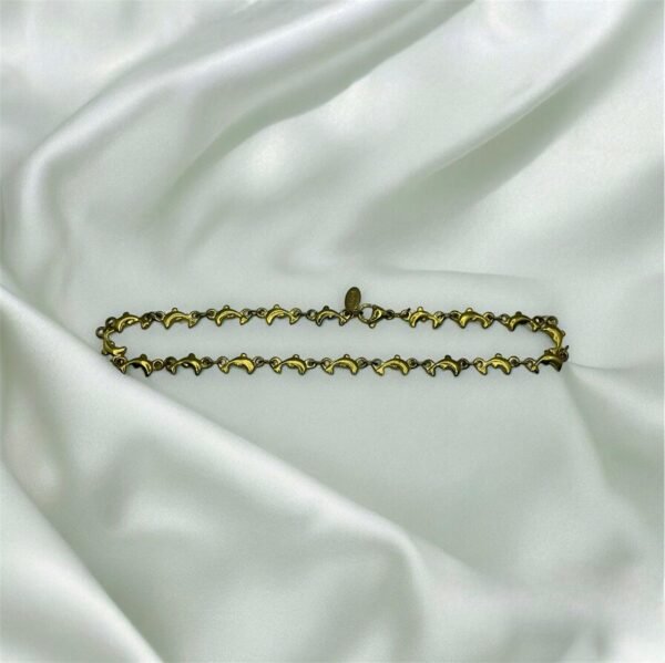 TOBILLERA EN ACERO QUIRURGICO DORADA