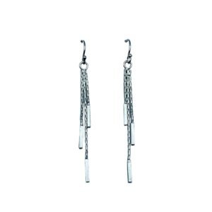 AROS DE PLATA FINA LARGOS