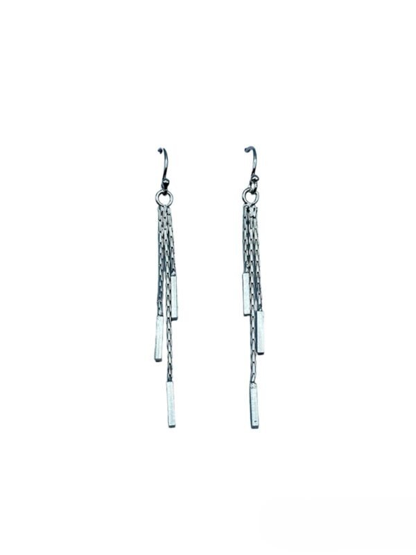 AROS DE PLATA FINA LARGOS