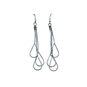 AROS DE PLATA FINA LARGOS