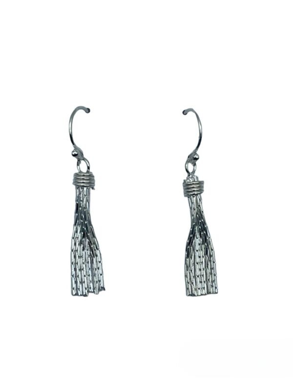 AROS DE PLATA FINA LARGOS