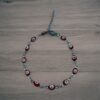 PULSERA EN ACERO QUIRURGICO OJOS ROJOS