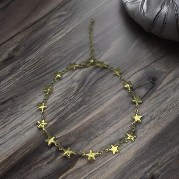 PULSERA EN ACERO QUIRURGICO DORADA