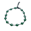 PULSERA EN ACERO QUIRURGICO OJOS VERDES