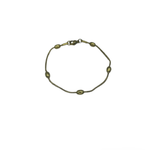 PULSERA EN ACERO QUIRURGICO DORADA