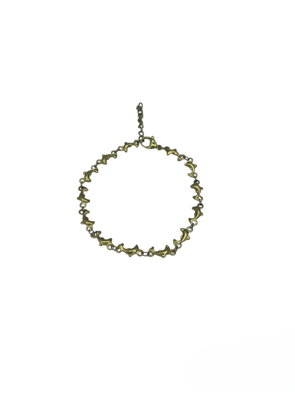 PULSERA EN ACERO QUIRURGICO DORADA