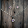 IMG_8208 CONJUNTO DE PLATA FINA CON CIRCON Y CRISTAL ROSADO