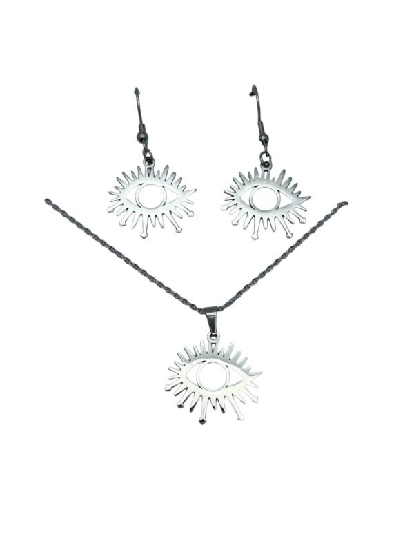 CONJUNTO EN ACERO QUIRURGICO OJO