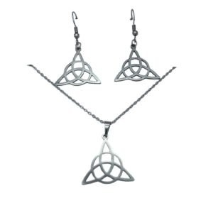 QKUX7148 CONJUNTO EN ACERO QUIRURGICO TRIQUETA