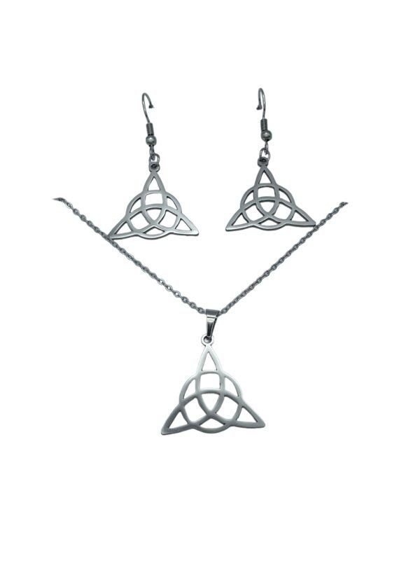 CONJUNTO EN ACERO QUIRURGICO TRIQUETA