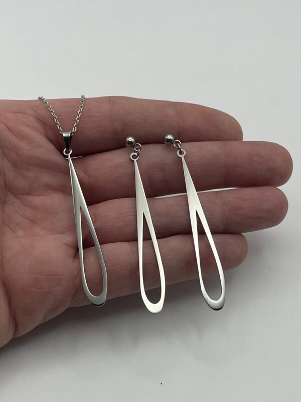 CONJUNTO EN ACERO QUIRURGICO LARGO