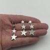 CONJUNTO EN ACERO QUIRURGICO ESTRELLAS DEGRADÉ
